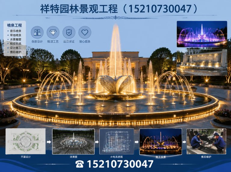 容城县音乐喷泉展示图