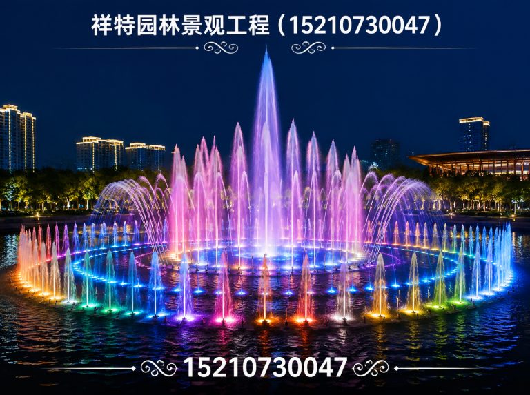 容城县喷泉工程展示图